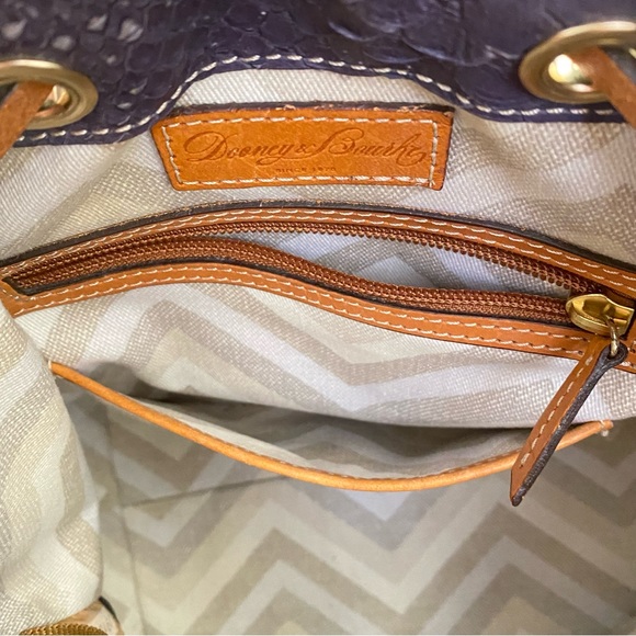 Dooney and Bourke drawstring bucket Snakeskin Texture Shoulder Bag - Picture 16 of 16